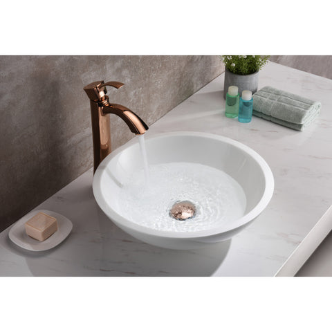 LS-AZ8091 - ANZZI Warika Series Vessel Sink in White