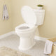 TL-MBSRN201WH - ANZZI Troy Series Non-Electric Bidet Seat for Toilets in White with Dual Nozzle, Built-In Side Lever and Soft Close