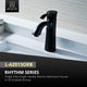 ANZZI Rhythm Series Single Hole Single-Handle Mid-Arc Bathroom Faucet