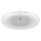 ANZZI Jarvis Series 67" Air Jetted Freestanding Acrylic Bathtub in White