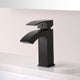 Revere Series Single Hole Single-Handle Low-Arc Bathroom Faucet in Matte Black