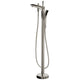 FS-AZ0029BN - ANZZI Kase Series 1-Handle Freestanding Claw Foot Tub Faucet with Hand Shower in Brushed Nickel