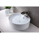 LS-AZ129 - ANZZI Vitruvius Series Ceramic Vessel Sink in White