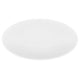 ANZZI Hangiri 5.5 ft. Solid Surface Center Drain Freestanding Bathtub in Matte White