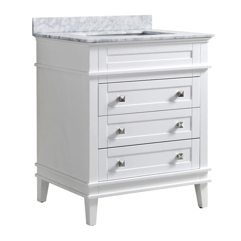 V-WKG011-36-X - ANZZI Wineck 36 in. W x 35 in. H Bathroom Bath Vanity Set in Rich White