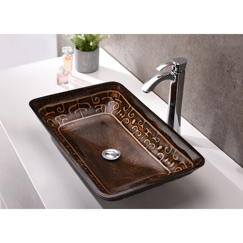 LS-AZ193 - ANZZI Alto Series Vessel Sink in Macedonian Bronze