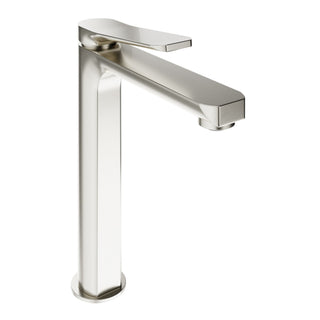 ANZZI Ultra-Modern Vessel Sink Faucet, Single Hole High Arc Spout (9.76" H), 1.2 GPM Water-Saving, Durable Brass Construction, Rhino-Alloy Certified, Various Finishes