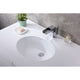 LS-AZ103 - ANZZI Pegasus Series 18.25 in. Ceramic Undermount Sink Basin in White