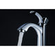 ANZZI Rhythm Series Single Hole Single-Handle Mid-Arc Bathroom Faucet