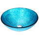 Accent Series Deco-Glass Vessel Sink Ice with Harmony Faucet