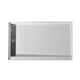 Alexander 60 in. L x 32 in. W Alcove Shower Pan Base with Left Drain in Glossy White Marine Acrylic