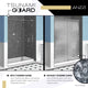 ANZZI Halberd 48 in. x 72 in. Framed Shower Door with TSUNAMI GUARD