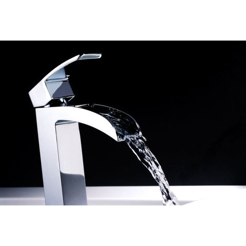 ANZZI Key Series Single Hole Single-Handle Vessel Bathroom Faucet