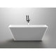 ANZZI Zenith Series 5.58 ft. Freestanding Bathtub in White