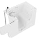 ANZZI Coupe Series 29 in. x 53 in. Left Drain Wheelchair Access Walk-In Air Tub in White