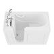 ANZZI 26 in. x 53 in. Left Drain Quick Fill Walk-In Soaking Tub in White