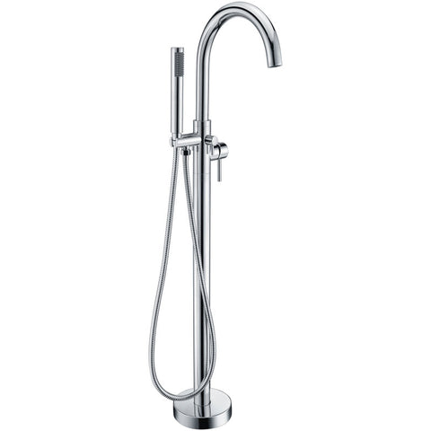 Coral Series 2-Handle Freestanding Claw Foot Tub Faucet with Hand Shower