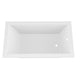 ANZZI Illyrian 6 ft. Acrylic Reversible Drain Rectangular Bathtub in White