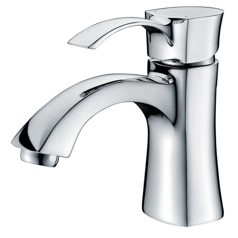 ANZZI Alto Series Single Hole Single-Handle Mid-Arc Bathroom Faucet