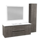 VT-MRSCCT48-GY - ANZZI 48 in. W x 20 in. H x 18 in. D Bath Vanity Set in Rich Gray with Vanity Top in White with White Basin and Mirror