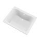 AZ4060NS - ANZZI Alya 5 ft. Acrylic Center Drain Rectangular Bathtub in White