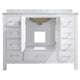 ANZZI Chateau 48 in. W x 22 in. D Bathroom Bath Vanity Set with Carrara Marble Top with White Sink