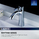 ANZZI Rhythm Series Single Hole Single-Handle Mid-Arc Bathroom Faucet