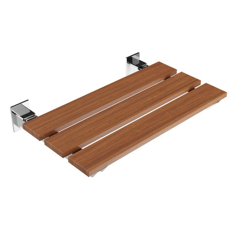 AC-AZ8207 - ANZZI Rochen 18.7 in. Teak Wall Mounted Folding Shower Seat