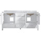 ANZZI Chateau 72 in. W x 22 in. D Bathroom Vanity Set with Carrara Marble Top with White Sink