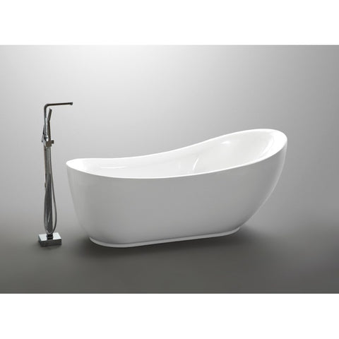 FT-AZ090-R - ANZZI 5.92 ft. Freestanding Bathtub in White