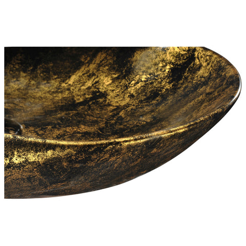 ANZZI Apollo Gold Ceramic Vessel Sink in Apollo Gold Finish