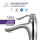 ANZZI Anfore Single Hole Single Handle Bathroom Faucet