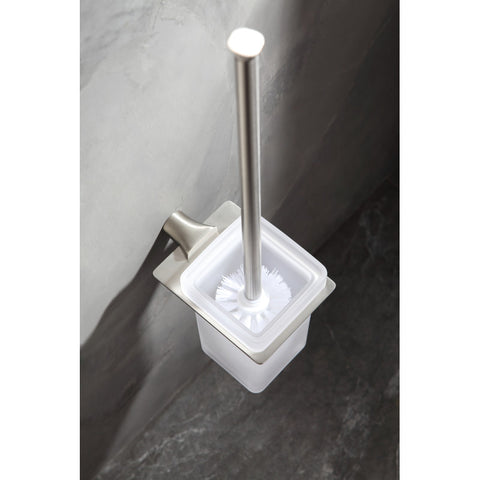 AC-AZ055BN - ANZZI Essence Series Toilet Brush Holder in Brushed Nickel