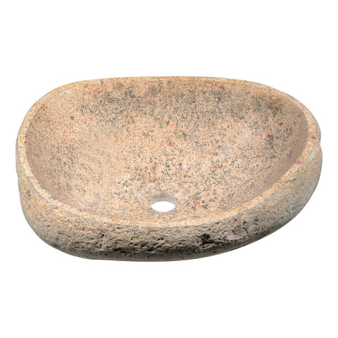 LS-AZ159 - ANZZI Leopards Crest Vessel Sink in Yellow River Stone