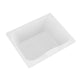 ANZZI Alya 5 ft. Acrylic Center Drain Rectangular Bathtub in White