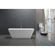 FT-AZ099 - ANZZI Zenith Series 5.58 ft. Freestanding Bathtub in White