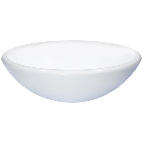 ANZZI Warika Series Vessel Sink in White