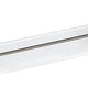 Caster Series Glass Shelf in Brushed Nickel