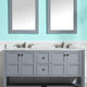 Montaigne 60 in. W x 35 in. H Bathroom Vanity Set in Rich Gray