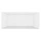 ANZZI Kayenge 5.9 ft. Solid Surface Center Drain Freestanding Bathtub in Matte White