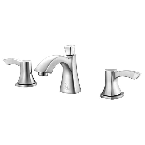 ANZZI Sonata Series 8 in. Widespread 2-Handle Mid-Arc Bathroom Faucet