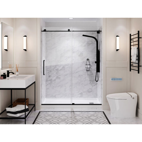 ANZZI Alexander 60 in. x 30 in. Shower Base in White