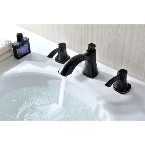 L-AZ015ORB - ANZZI Sonata Series 8 in. Widespread 2-Handle Mid-Arc Bathroom Faucet in Oil Rubbed Bronze