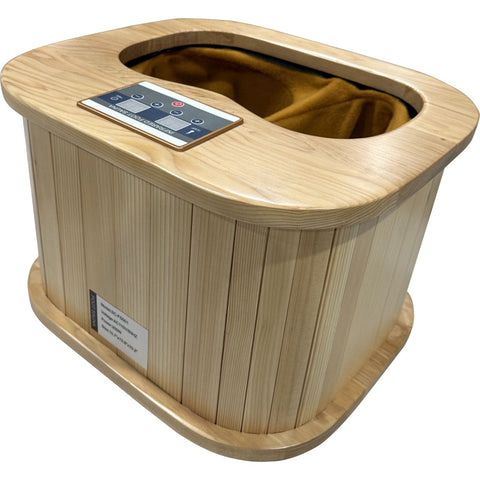 SC-FS001 -  Lanai Canadian Hemlock Foot Sauna Barrel, Far Infrared Heating Foot Sauna Bucket