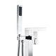 ANZZI Khone 2-Handle Claw Foot Tub Faucet with Hand Shower