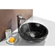 LS-AZ8162 - ANZZI Diver Vessel Sink in Black Jade