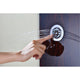 ANZZI Pure 59 in. 3-Jetted Shower Panel with Heavy Rain Shower and Spray Wand in Mahogany Deco-Glass