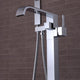 Angel 2-Handle Claw Foot Tub Faucet with Hand Shower in Polished Chrome