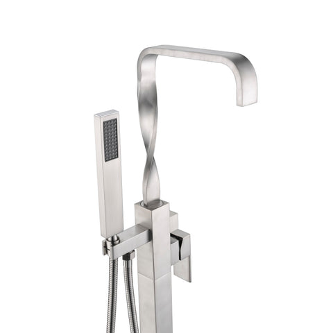 ANZZI Yosemite 2-Handle Claw Foot Tub Faucet with Hand Shower