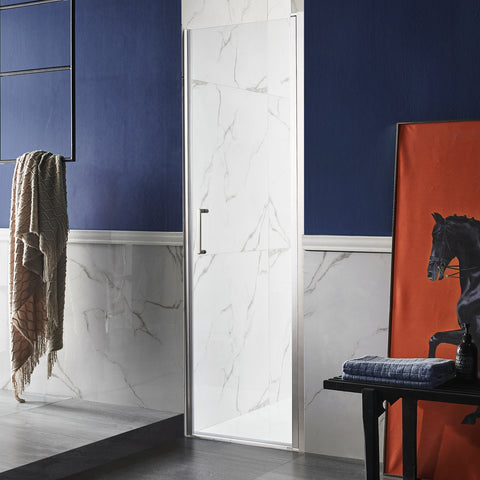 ANZZI Lancer 29 in. x 72 in. Semi-Frameless Shower Door with TSUNAMI GUARD